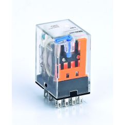 Промежуточное реле 4 конт. с LED инд. и TEST функ. 3А 127В DC ПР-102 SE (Dekraft) 23813DEK