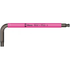 Ключ Г-образный 950 SPKS Multicolour с шаром 3 x 71 мм WERA WE-022672