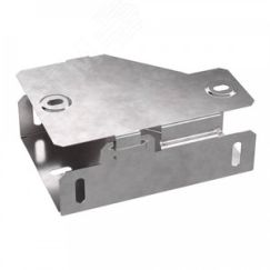 Переходник левый с крышкой Стандарт 100х50х50 Промрукав PR16.0563