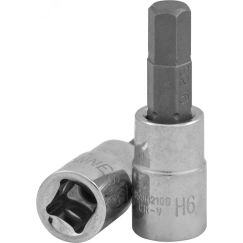 Насадка торцевая 1/2''DR с вставкой-битой, H17, 55 мм Jonnesway S50H4117