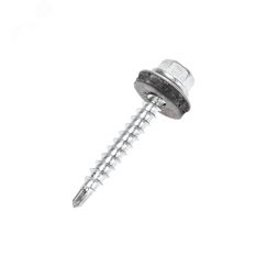 Саморез кровельный 4,8х35, цинк, короб (250 шт/уп) Kranz 1201-4835-3