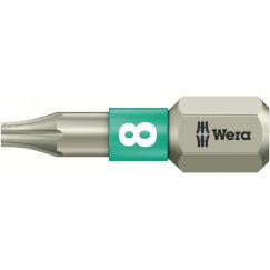 Бита 3867/1 TS TORX нержавеющая сталь хвостовик 1/4 C 6.3 TX 8 x 25 мм WERA WE-071030