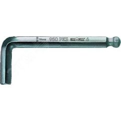 Ключ Г-образный 950 PKS хромированный 6 x 100 мм WERA WE-133156