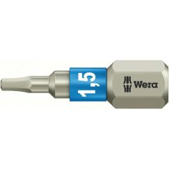 Бита под внутренний шестигранник 3840/1 TS Hex-Plus нержавеющая сталь хвостовик 1/4 C 6.3 1.5 x 25 мм WERA WE-071070