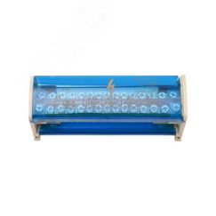 Шина на DIN-рейку в корпусе (кросс-модуль) 2х15, REXANT REXANT 11-2302-15
