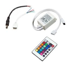 LED RGB контроллер инфракрасный (IR) 12 V/6 A инфракрасный (IR) LAMPER REXANT 143-101-3