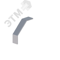 Крышка лотка монтажного углового 90 вниз  ЛР90Н.100.15.356.1,2.1 СОЭМИ Н0121430132