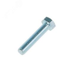 DIN 933 Болт М20х55 12.9 ZN с шестигранной        головкой оцинкованный ПроТек БМ20Х55129Ц933