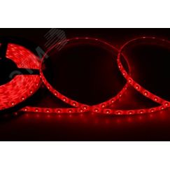 LED лента силикон, 8 мм, IP65, SMD 2835, 60 LED/m, 12 V, цвет свечения красный REXANT 141-351