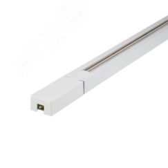 Шинопровод UBX-Q122 GS2 WHITE 100 SET01 осветительный, тип G, в наборе с заглушкой и вводом питания Однофазный Белый Длина 1м Uniel UL-00006046
