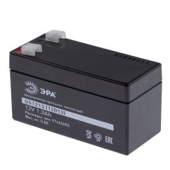 Аккумулятор свинцово-кислотный 12V 1,3GS1213 ЭРА Б0050076