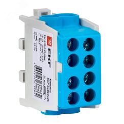 Клемма распределительная КСР с двойным винтом 2x35/2x25 синяя PROxima EKF ksr-2.35-2.25-blue