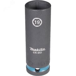 Головка торцовая ударная удлиненная Impact Black 1/2'' 19x81,5 мм Makita E-16499