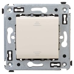 Переключатель одноклавишный в стену, &quot;Avanti&quot;, &quot;Ванильная дымка&quot;