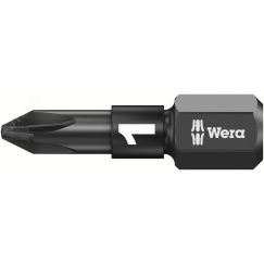 Бита ударная 855/1 IMP DC Impaktor PZ алмазное покрытие хвостовик 1/4 C 6.3 PZ 1 x 25 мм с держателем-еврослот WERA WE-057620