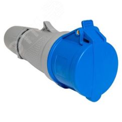 Розетка переносная 223 2P+PE 32А 220В IP44 EKF PROXIMA EKF ps-223-32-220-PRO