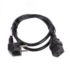 Шнур питания NTSS для БРП IEC 60320 C19 - CEE 7/7  Schuko. 3х1.5. 1.8 м. ГОСТ NTSS NTSS-PC19771