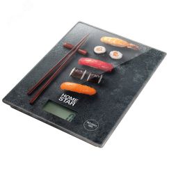 Весы кухонные электронные HS-3008 до 7 кг, рисунок ''Суши'' HomeStar 101216