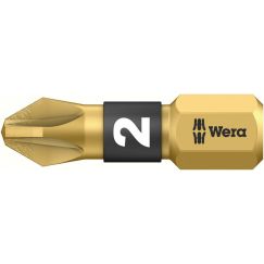 Бита биторсионная 855/1 BDC PZ алмазное покрытие хвостовик 1/4 C 6.3 PZ 2 x 25 мм WERA WE-056702