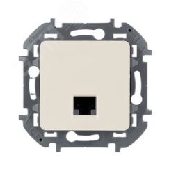 INSPIRIA розетка информационная RJ 45  категория 5e UTP  слоновая кость Daccord/Legrand 673826