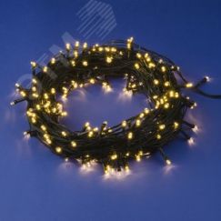 Гирлянда светодиодная 20м 200 светодиодов Теплый белый свет Провод зеленый ULD-S2000-200/DGA WARM WHITE IP20 Uniel UL-00007308
