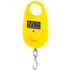 Безмен электронный BEZ-150 до 25кг, цвет желтый Energy ВиК 011634