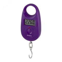 Безмен электронный BEZ-150 до 25кг, цвет фиолетовый Energy ВиК 011635