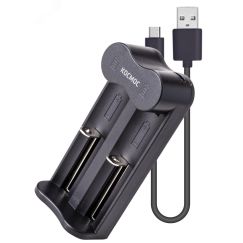 Зарядное устройство 1-2 16340,17335,18490,18650, 20700 питание от USB шнур. автомат., КОСМОС КОСМОС KOC701USB