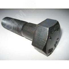 Болт 1.2 М24-6gх80.109 ХЛ МИ ГОСТ Р 52644-2006 с шестигранной головой с увеличенным размером под ключ без покрытия Параллель БМ24Х80109ХЛ
