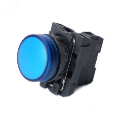 Лампа сигнальная SB5 в сборе модульная 22 мм синяя 230-240В АС SE (Systeme) SB5AVM6