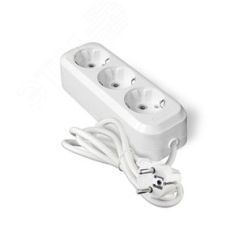 Удлинитель Е-303А ПВС 3*1,5 ,3 гнезда, с заземлением, 3м (еврослот) Универсал 1722