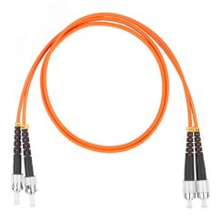 Шнур оптический коммутационный (патч-корд), FC-ST, дуплекс (duplex) OM2, нг(А)-HF, оранжевый, 5,0 м Datarex DR-222355