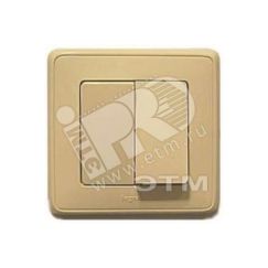 Cariva Выключатель двухклавишный слоновая кость LEGRAND 695904