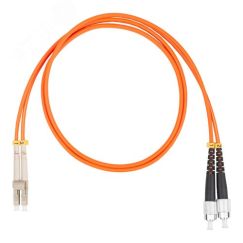 Шнур оптический коммутационный (патч-корд), LC-FC, дуплекс (duplex) OM2, нг(А)-HF, оранжевый, 5,0 м Datarex DR-220255