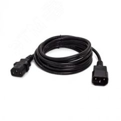 Шнур питания NTSS для БРП IEC 60320 C13 - IEC 603 20 C14. 3х1.0. 3 м. ГОСТ NTSS NTSS-PC13145