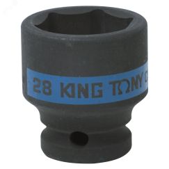 Головка торцевая ударная шестигранная 1/2', 28 мм King Tony 453528M