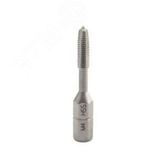Метчик М 4,0х0,7 (Для шуруповерта) PN8/3016 HSS 6h(2N) A/5P 40мм a=1/4'' (CzTool) Bucovice 940040