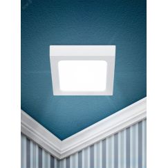 Светильник светодиодный LED 20-24-4K накладной квадратный 24Вт 4000К ЭРА Б0057433