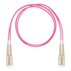 Шнур оптический коммутационный (патч-корд), SC-SC, дуплекс (duplex) OM4, нг(А)-HF, маджента, 2,0 м Datarex DR-221173