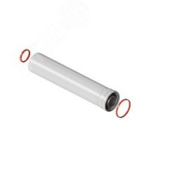 Удлинитель дымохода коакс раструбн 60/100 L 250 Rommer RCA-6010-000250