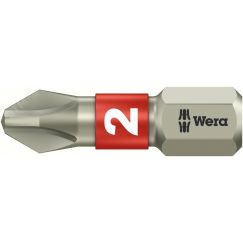 Бита 3851/1 TS PH нержавеющая сталь хвостовик 1/4 C 6.3 PH 2 x 25 мм WERA WE-071011