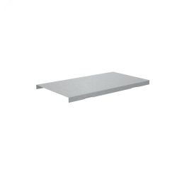 Крышка Т-отвода вертикального вниз 50х100 мм ПЛЮС INOX304 КМ-профиль PL6248