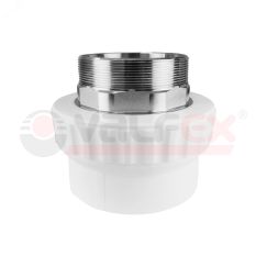 Муфта переходная НР под ключ  PPR 40 х 11/2 белая VALFEX 10135240