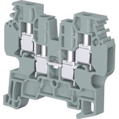 Клемма C4/6.4A винтовая одна цепь 4 зажима 4мм.кв. TE Connectivity ОУЭО 1SNL506510R0000