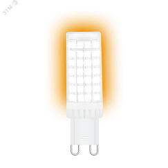 Лампа светодиодная LED 6.5 Вт 700 лм 3000К AC185-265В G9 капсула теплая керамическая Black Gauss Gauss 107309106
