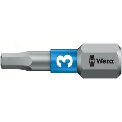 Бита биторсионная 840/1 BTZ Hex-Plus под внутренний шестигранник вязкая твердость хвостовик 1/4 C 6.3 3 x 25 мм WERA WE-056683