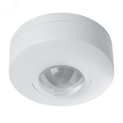 Датчик движения ИК потолочный 1200w 360 гр. 6м IP20 белый FERON SEN3