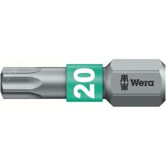 Бита биторсионная 867/1 BTZ TORX вязкая твердость хвостовик 1/4 C 6.3 TX 20 x 25 мм WERA WE-066124