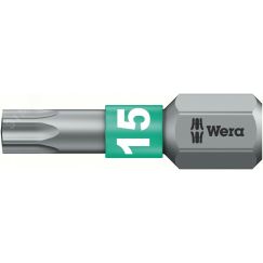 Бита биторсионная 867/1 BTZ TORX вязкая твердость хвостовик 1/4 C 6.3 TX 15 x 25 мм WERA WE-066122