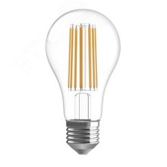 Лампа светодиодная филаментная LED 27 Вт 2800 лм 2700К А70 груша теплый E27 AC 185-265В IP20 Basic Gauss Gauss 40712172